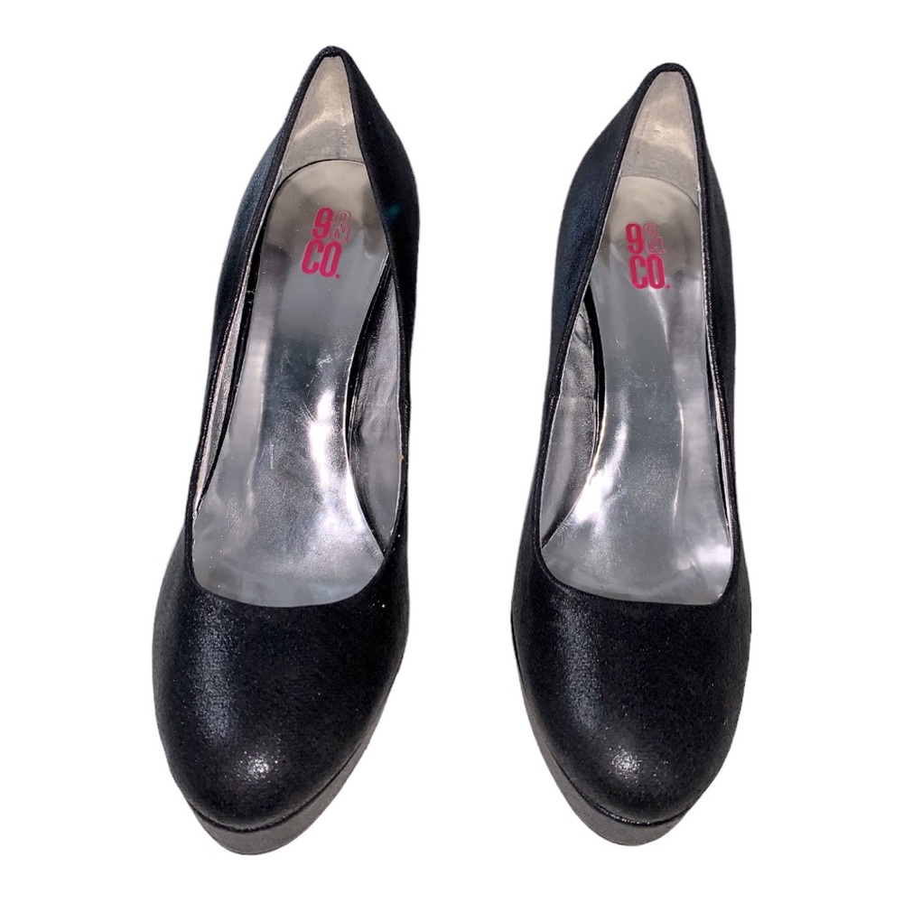 New without box 9 & CO. black high heels shoes size 9